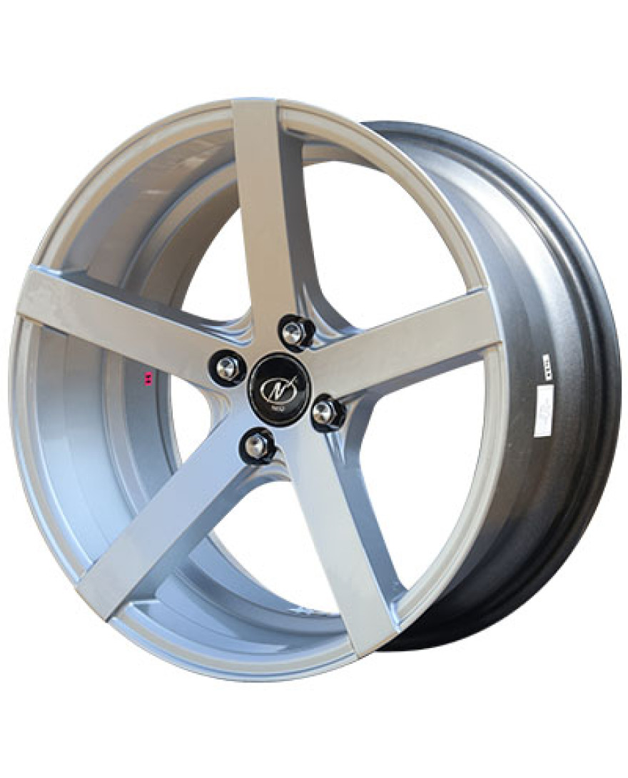 Techno in Hyper Silver finish. The Size of alloy wheel is 17x8 inch and the PCD is 4x100(SET OF 4)