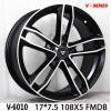V-6010 in FMDB finish. The Size of alloy wheel is 17x7.5 inch and the PCD is 5x108(SET OF 4)