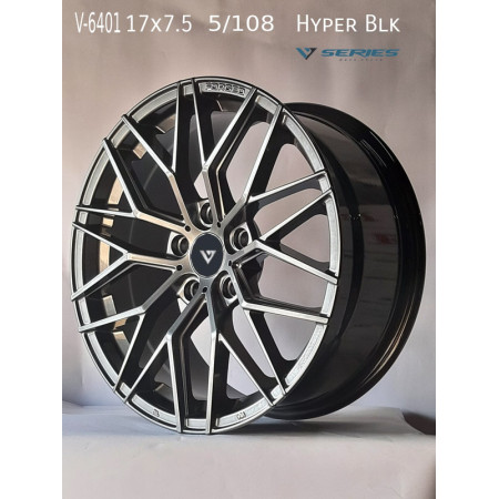 V-6401in HB finish. The Size of alloy wheel is 17x7.5 inch and the PCD is 5x108(SET OF 4) V-6401in HB finish. The Size of alloy wheel is 17x7.5 inch and the PCD is 5x108(SET OF 4)