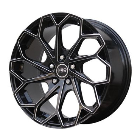 NeoWheel Poison 18 Inch Black Milled finish PCD 5x114.3 | Size 18X8.5 inch