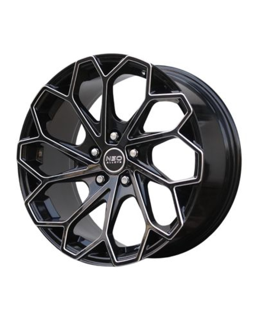 NeoWheel Poison 18 Inch Black Milled finish PCD 5x114.3 | Size 18X8.5 inch