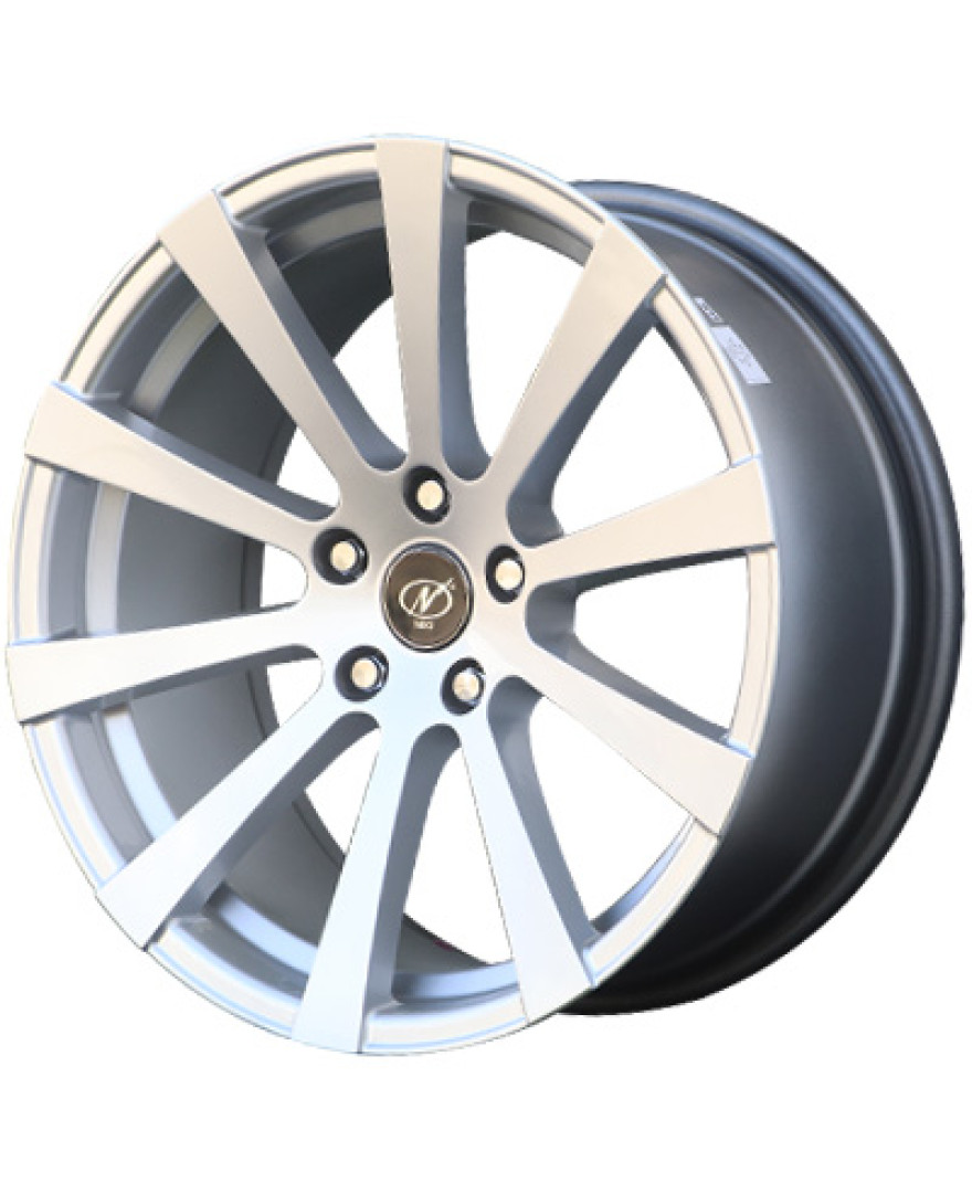 Techno in Hyper Silver finish. The Size of alloy wheel is 18x8.5 inch and the PCD is 5x114(SET OF 4)