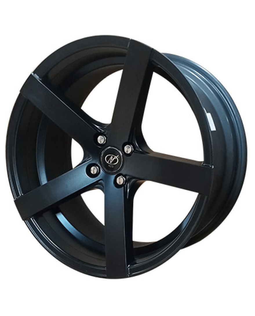 Techno in Matt Black Machined finish. The Size of alloy wheel is 18x8.5 inch and the PCD is 4x100(SET OF 4)