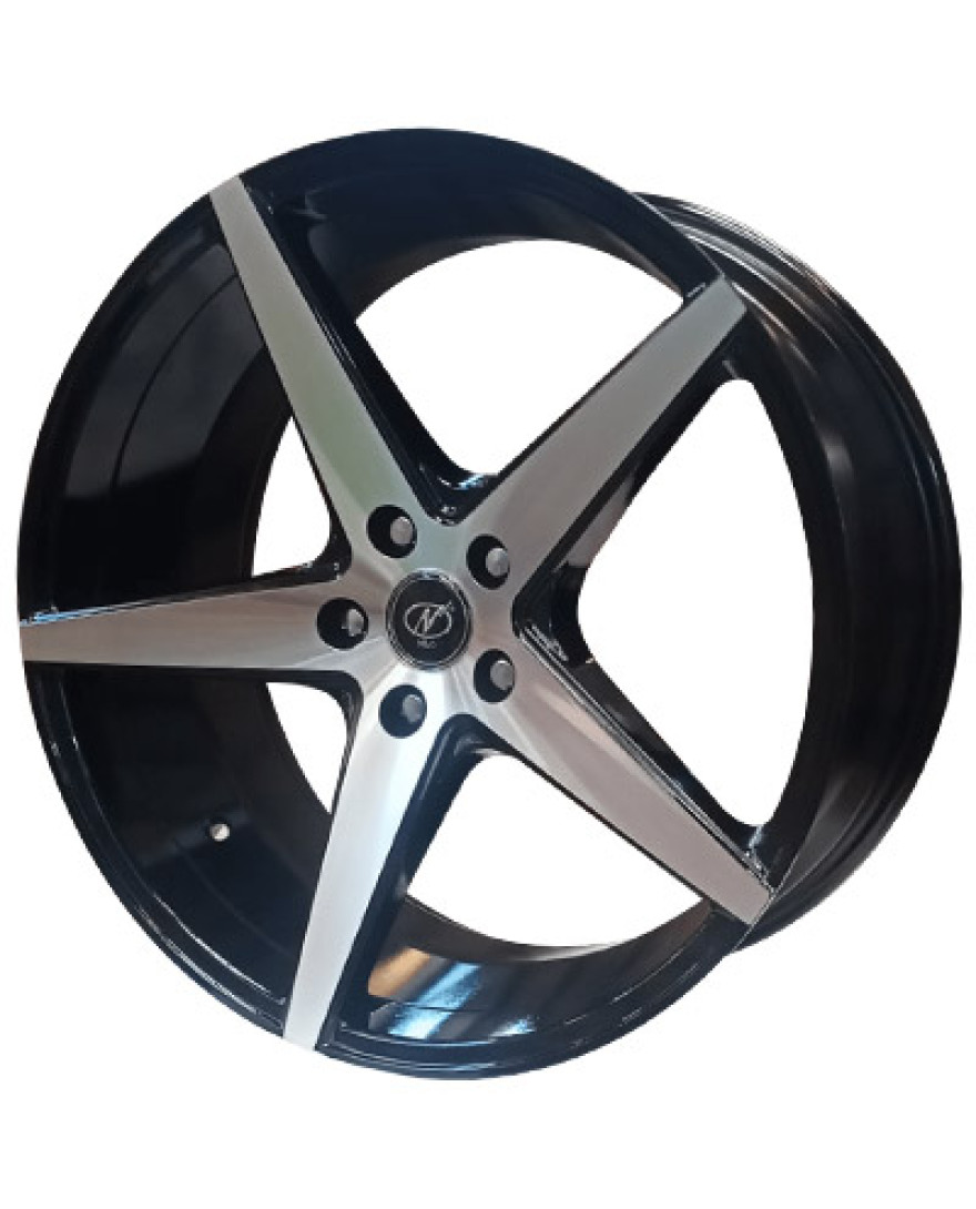 Radar in Black Machined finish. The Size of alloy wheel is 20x9 inch and the PCD is 5x114
(SET OF 4)