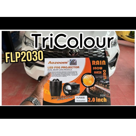 Aozoom 2.0 Inch Fog LED Projector Lens Kit | FLP 2033 | Plug N Play Socket | Suitable for Almost Cars with 3 inch Bumper Portion