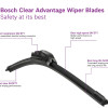 Bosch Single | 15 Inch Clear Advantage Wiper Blade for Passenger Cars