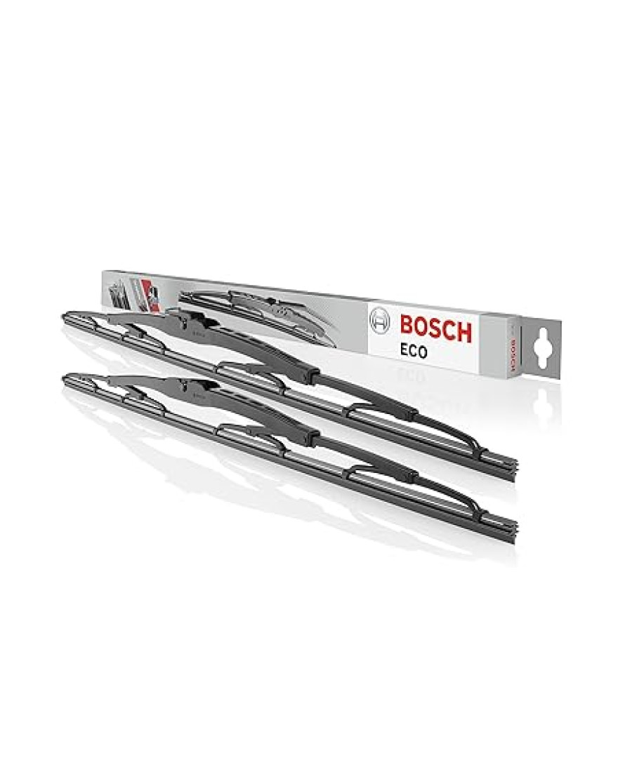 Bosch | ECO | Set of 2| Economical Wiper Blade | Size 24/19 Inch | 610/480mm