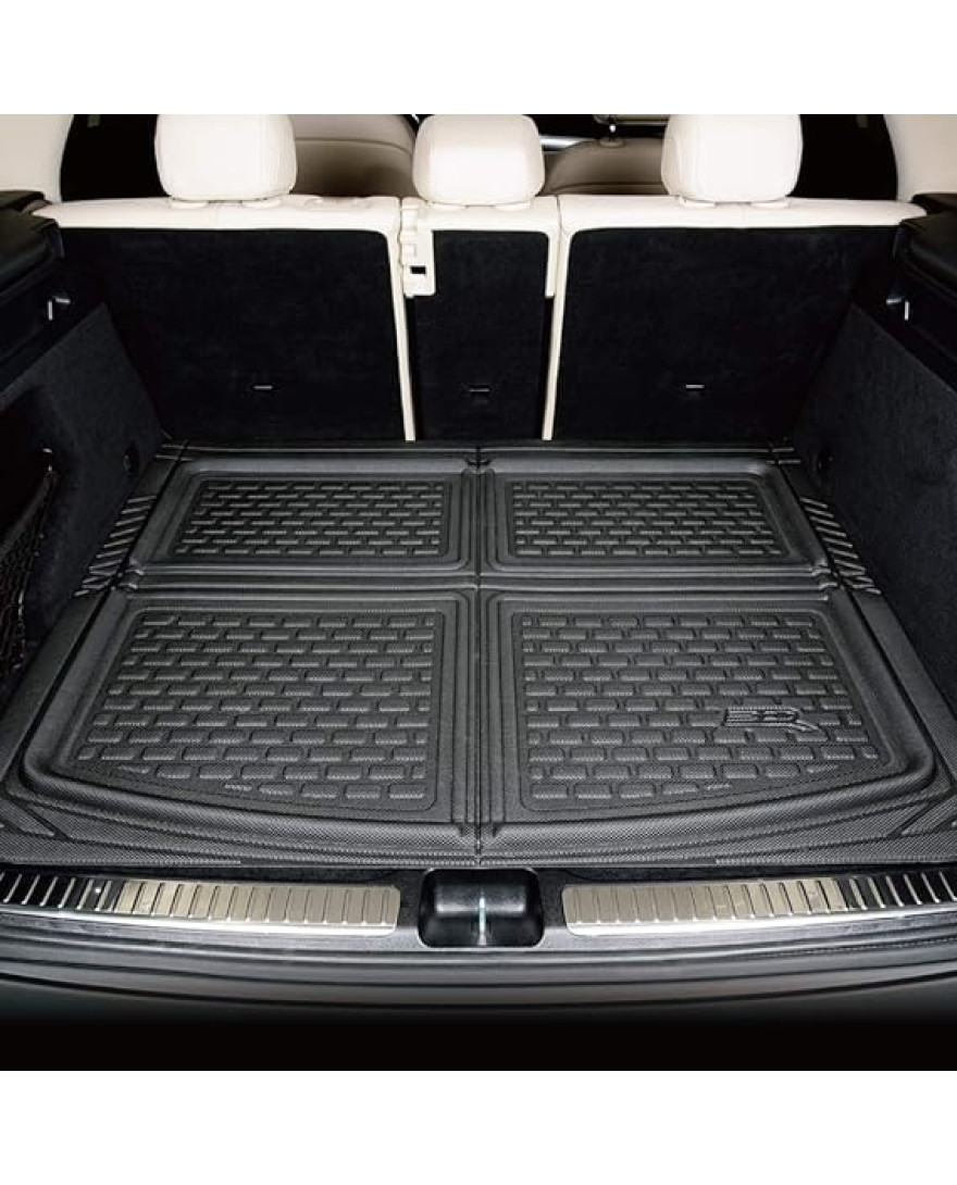 3D MAXpider 2199L-09 Universal Cross Fold Trim to Fit Cargo Liner | Kagu Rubber | Black