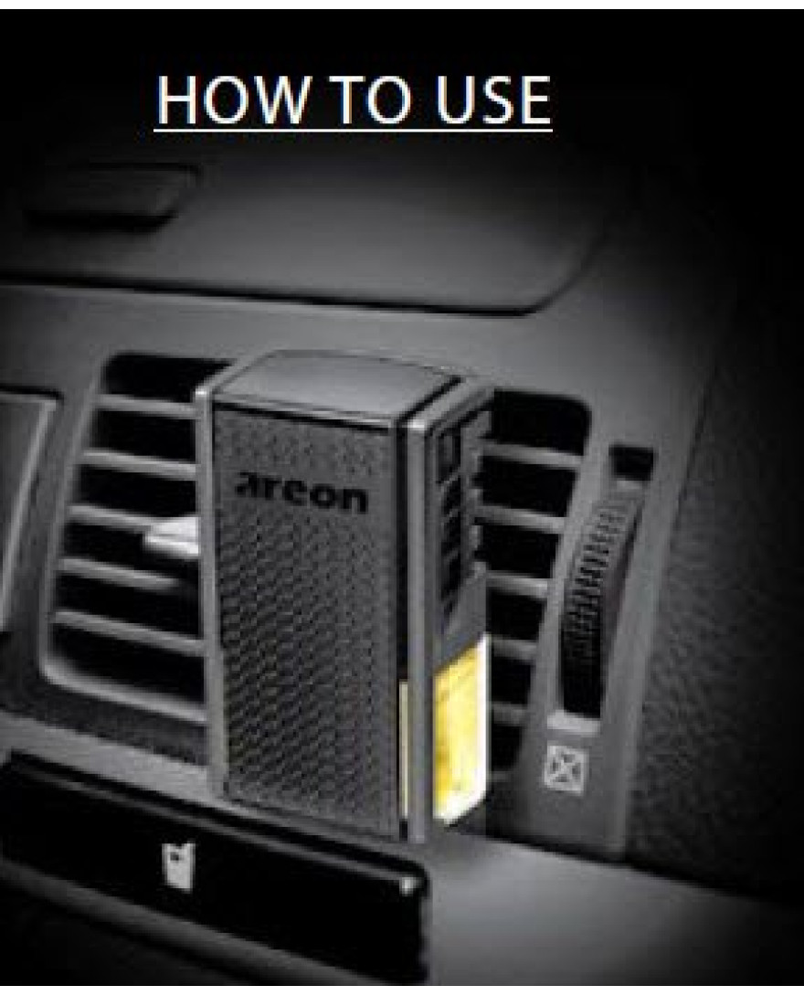 AREON ACP03 AC Vent Car Air Freshener Platinum | 8ml