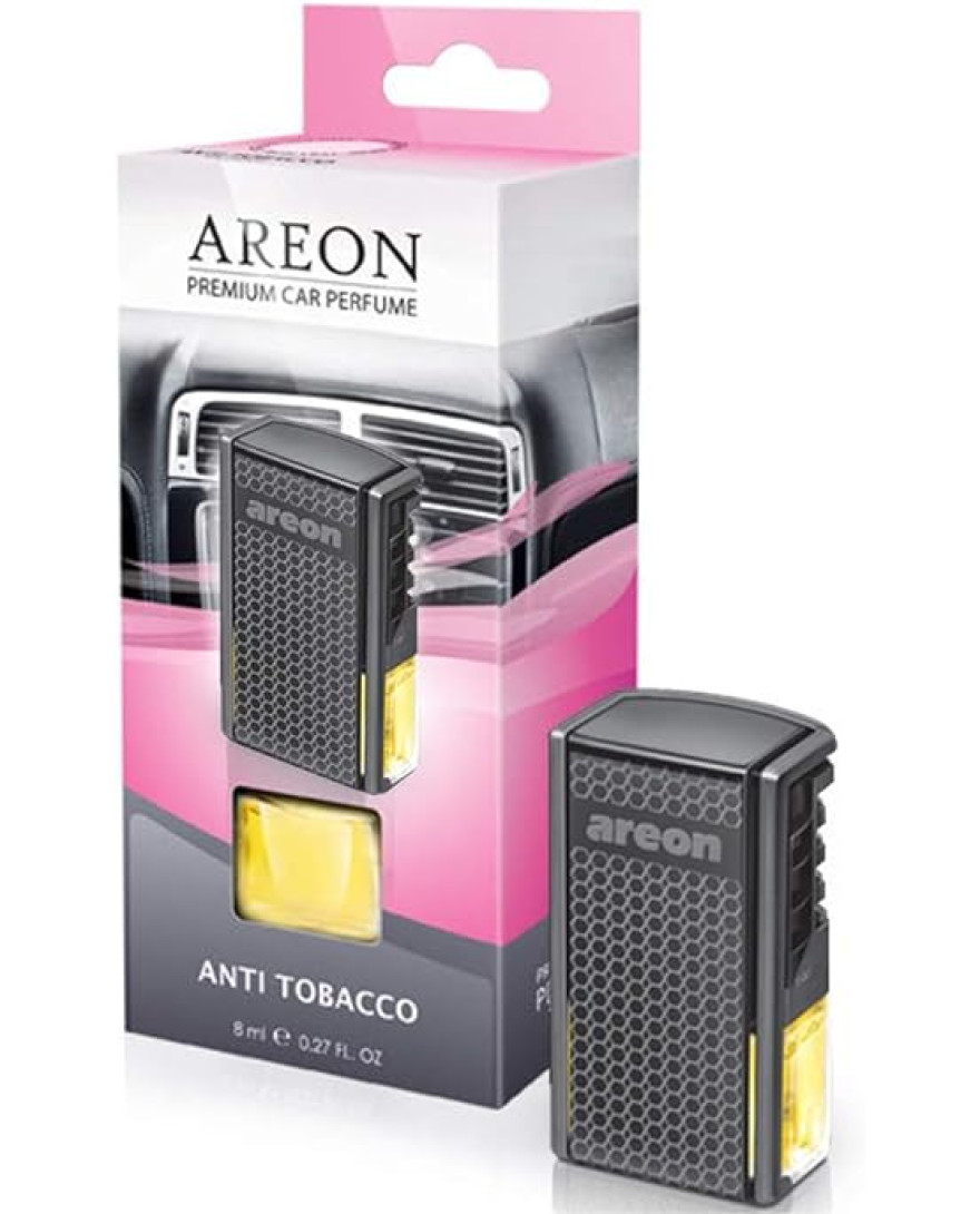 AREON ACP04 AC Vent Car Air Freshener Anti Tobacco | 8ml