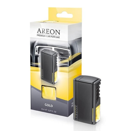 Areon CAR AC Vent Car Freshener Gold | 8ml | ACP01