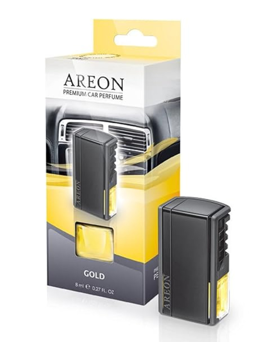 Areon CAR AC Vent Car Freshener Gold | 8ml