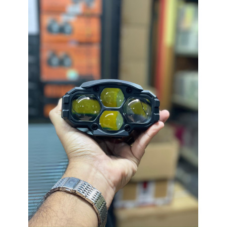 Aozoom Auxiliary Light AE2PRO External Dual Light Lamp | External BI Focal Brightening Lamp | High Beam Lumens 12000LM | High Beam Power 172W