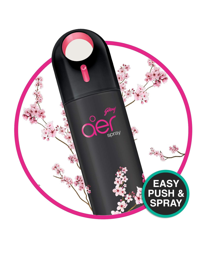 Godrej aer Spray | Room Freshener for Home And Office |  Passion | 220 ml | Long Lasting Fragrance