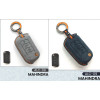 Alcantara Art Leather Key Cover for Mahindra Cars 3 Button Smart Key ALC 09