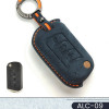 Alcantara Art Leather Key Cover for Mahindra Cars 3 Button Smart Key ALC 09
