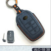 Alcantara Art Leather Key Cover for Toyota Cars 3 Button Smart Key ALC 18