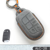 Alcantara Art Leather Key Cover for Jeep Cars 3 Button Smart Key ALC 28