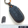 Alcantara Art Leather Key Cover for Jeep Cars 3 Button Smart Key ALC 28