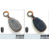 Alcantara Art Leather Key Cover for Hyundai Cars 4 Button Smart Key ALC 60