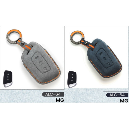 Alcantara Art Leather Key Cover for MG Cars 3 Button Smart Key ALC 64 Alcantara Art Leather Key Cover for MG Cars 3 Button Smart Key ALC 64