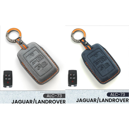 Alcantara Art Leather Key Cover for JAGUAR/LANDROVER Cars 5 Button Smart Key ALC 73 Alcantara Art Leather Key Cover for JAGUAR/LANDROVER Cars 5 Button Smart Key ALC 73