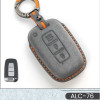 Alcantara Art Leather Key Cover for Hyundai Cars 3 Button Smart Key ALC 76