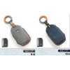 Alcantara Art Leather Key Cover for KIA Cars 4 Button Smart Key ALC 77