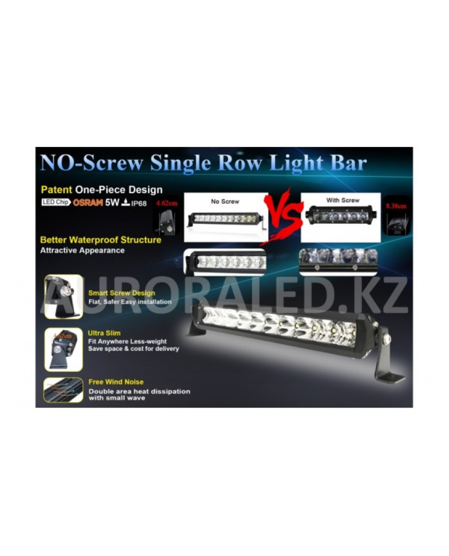 AURORA S5 Slim LED Light Bar 19040 Lumens Osram Chip | White Color | 40 Inch | 200W