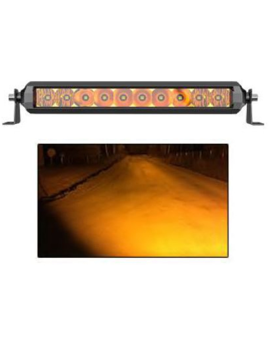 20 INCH SINGLE ROW LED LIGHT BAR 8,560 LUMENS (Yellow Color)