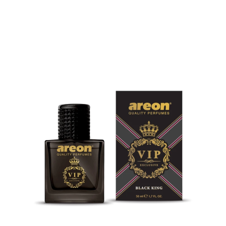 AREON CAR Air Freshner Perfume VIP 50ml Black Design | Fragrance Black King  | VIP02
