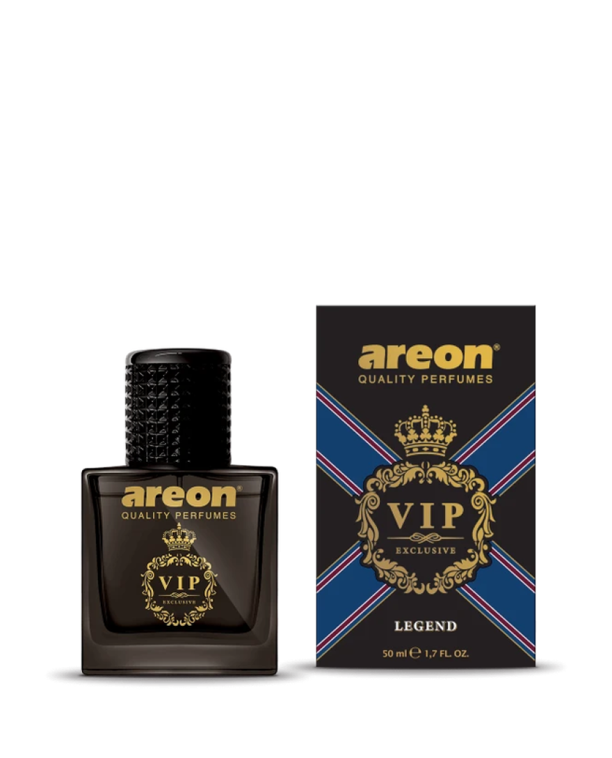 AREON CAR Air Freshner Perfume VIP 50ml Black Design | Fragrance Legend  | VIPB03