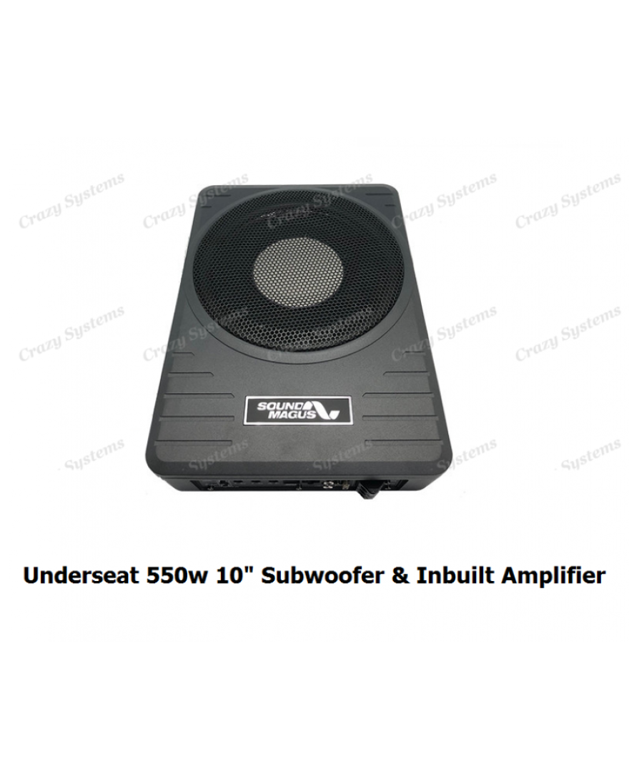 SOUND MAGUS ASI 10 | 10 INCH UNDERSEAT SUBWOOFER 600W POWER | 180W RMS