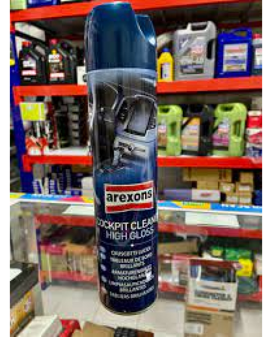 Arexons Cockpit Cleaner Natural Finish 600ml, For Car Interior Cleaning, Packaging Size: Greater Than 100L