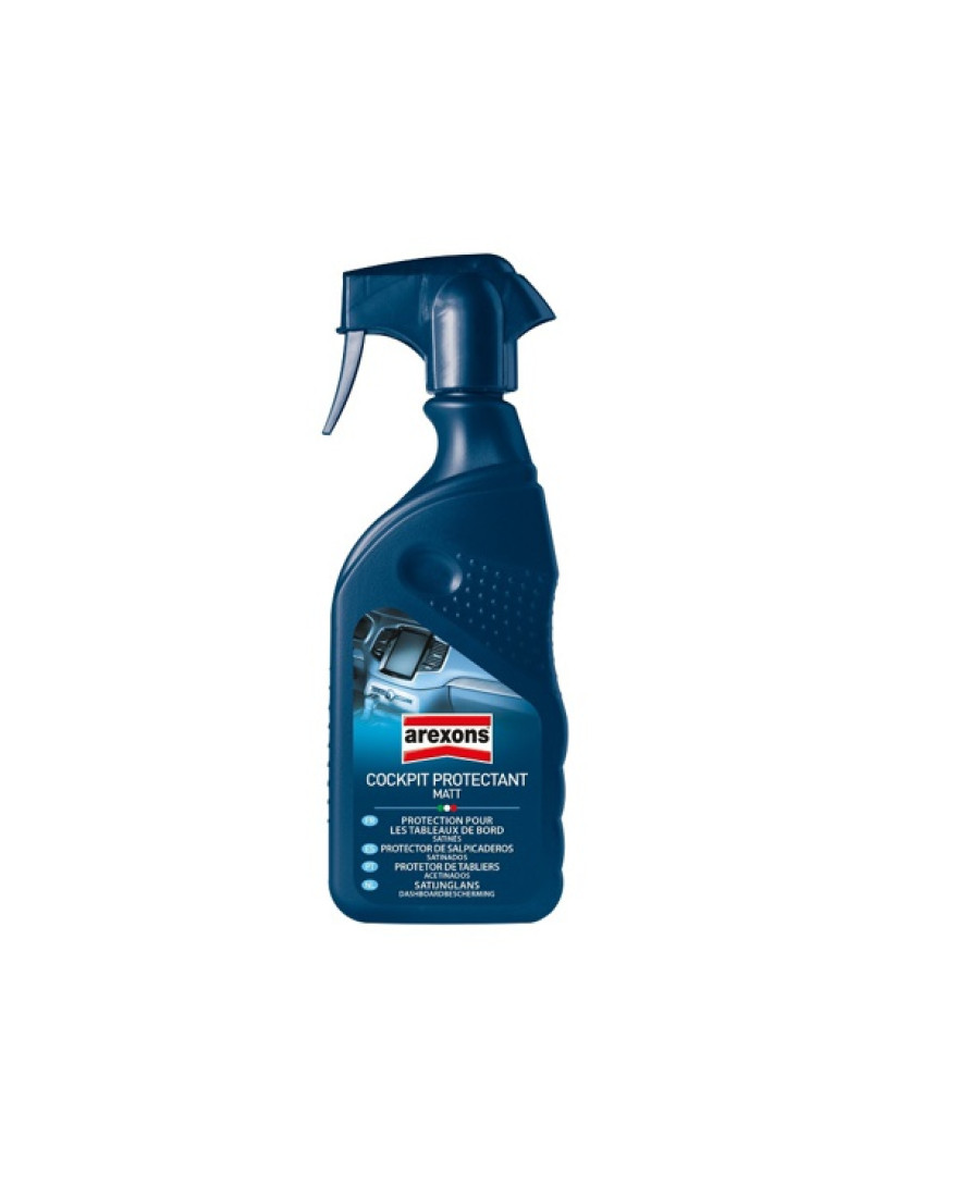 Arexons Protectant Matt, 400ML | Cleans, Restores, and Protects Satin-Finish Dashboards | Suitable for Plastic, Leather, Imitation Leather, Rubber, and Walnut Surfaces | Silky Touch Finish