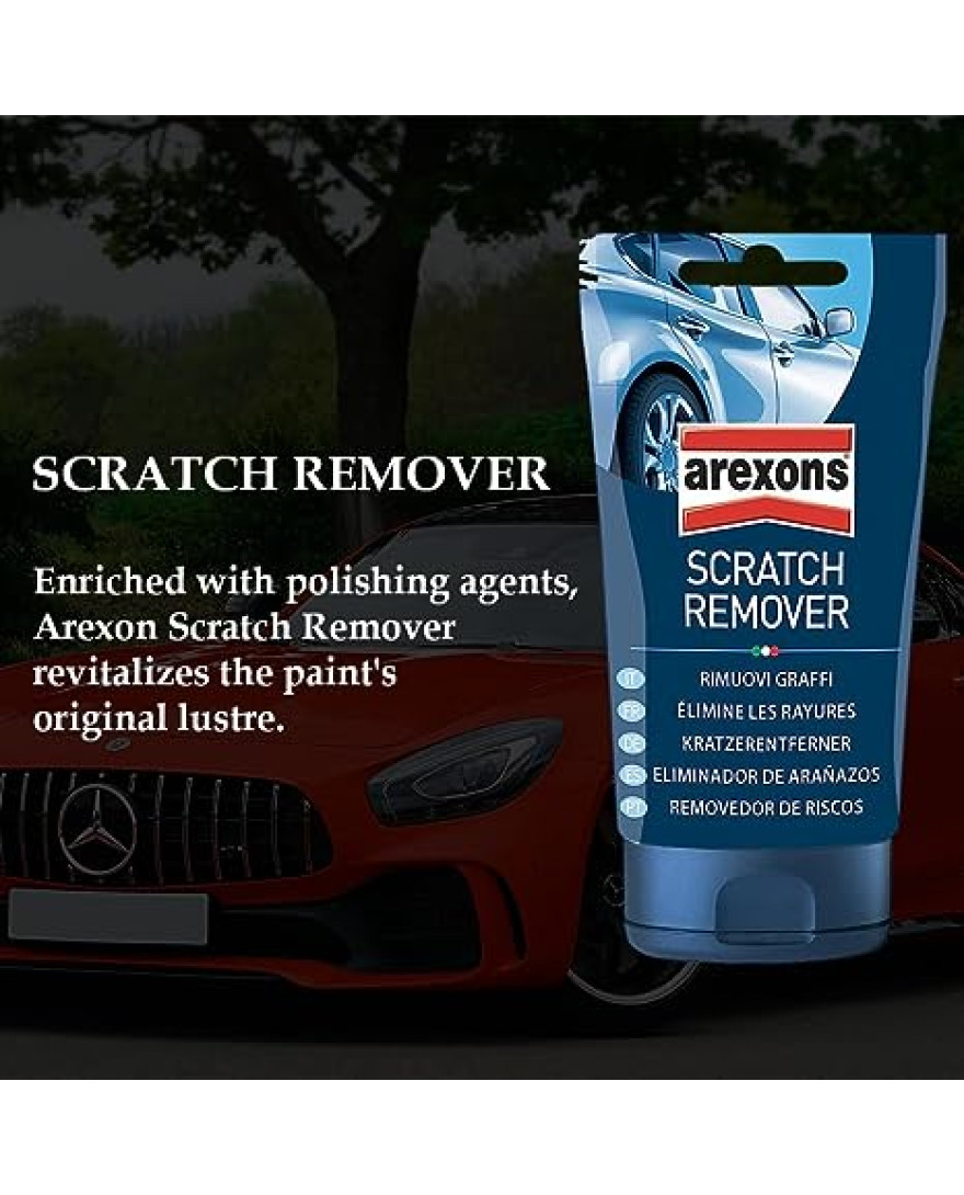 Arexon Scratch Remover, 150g | Removes Superficial and Deep Scratches | Paint and Rubber Residue Remover | Restores Original Paint Lustre