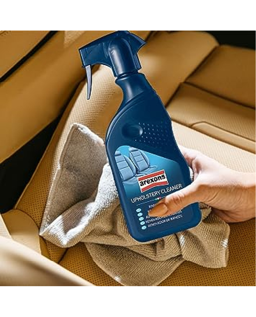 Arexons Upholstery Cleaner, 400ml | Deep Cleaning Action | Restores Original Colors | Suitable for Automotive and Home Fabrics | Effective on Cloth, Velvet, Carpets, Door Panels, and Floor Mats