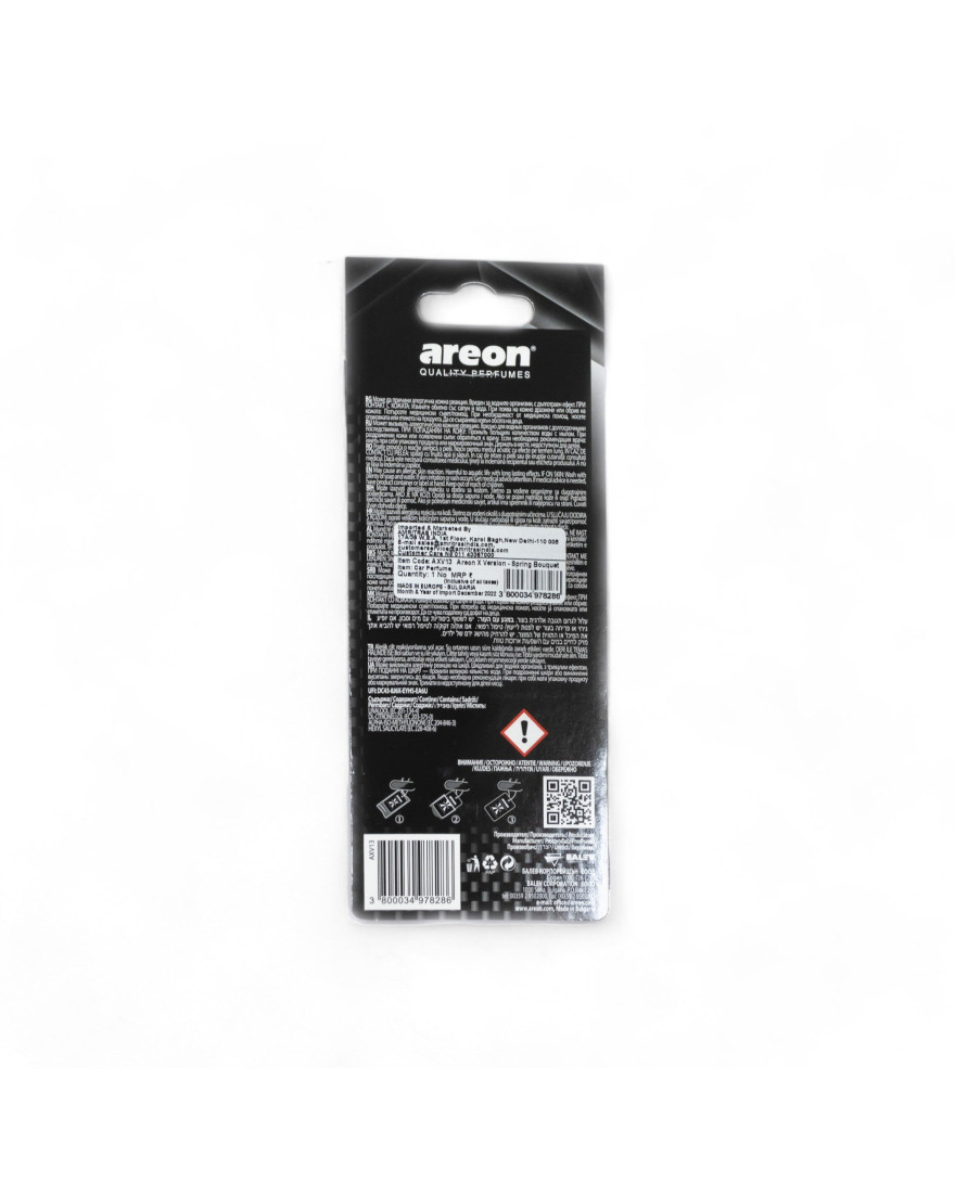 Embrace the Freshness of Spring with Areon X Version Hanging Car Freshener | Spring Bouquet