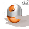 Godrej aer twist | Long lasting, Spill proof Car Freshener | BRIGHT TANGY DELIGHT ORANGE | 45g