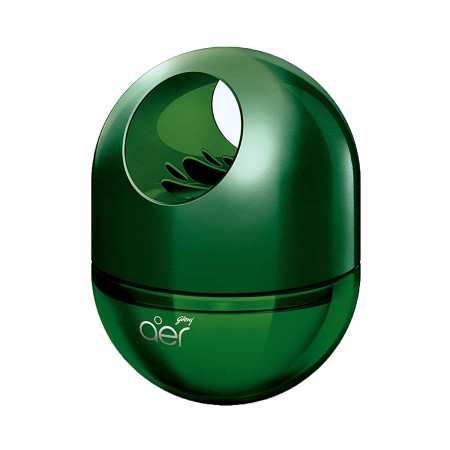 Godrej aer twist | Long lasting, Spill proof Car Freshener | FOREST GREEN | 45g