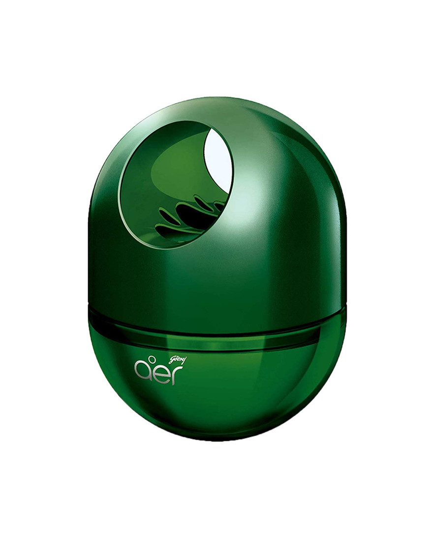 Godrej aer twist | Long-lasting, Spill-proof Car Freshener | FOREST GREEN (45g)