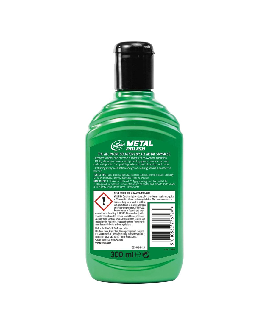 Turtle Wax All Metal Polish - 300 ML