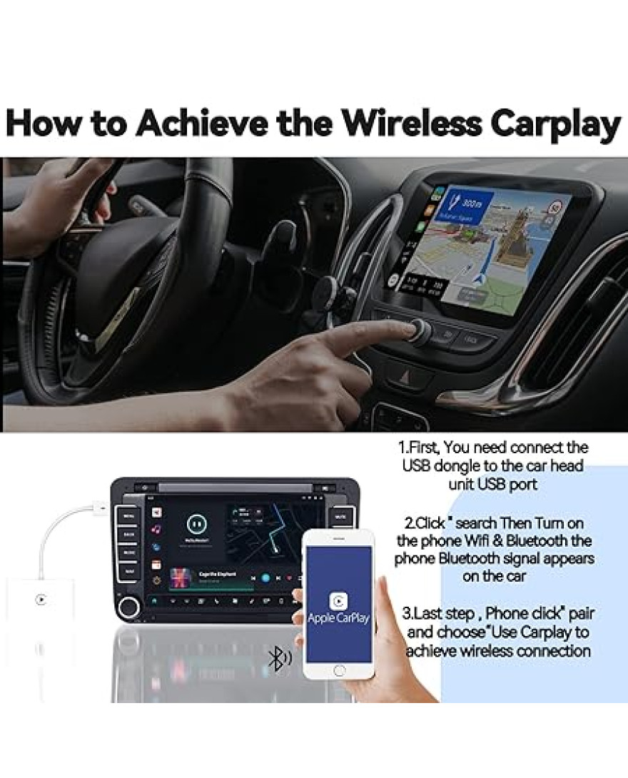 APEX Wire to wireless Apple Car Play Adapter