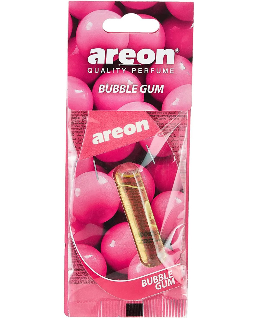 Areon Liquid 5ml Car Air Freshener Bubble Gum
