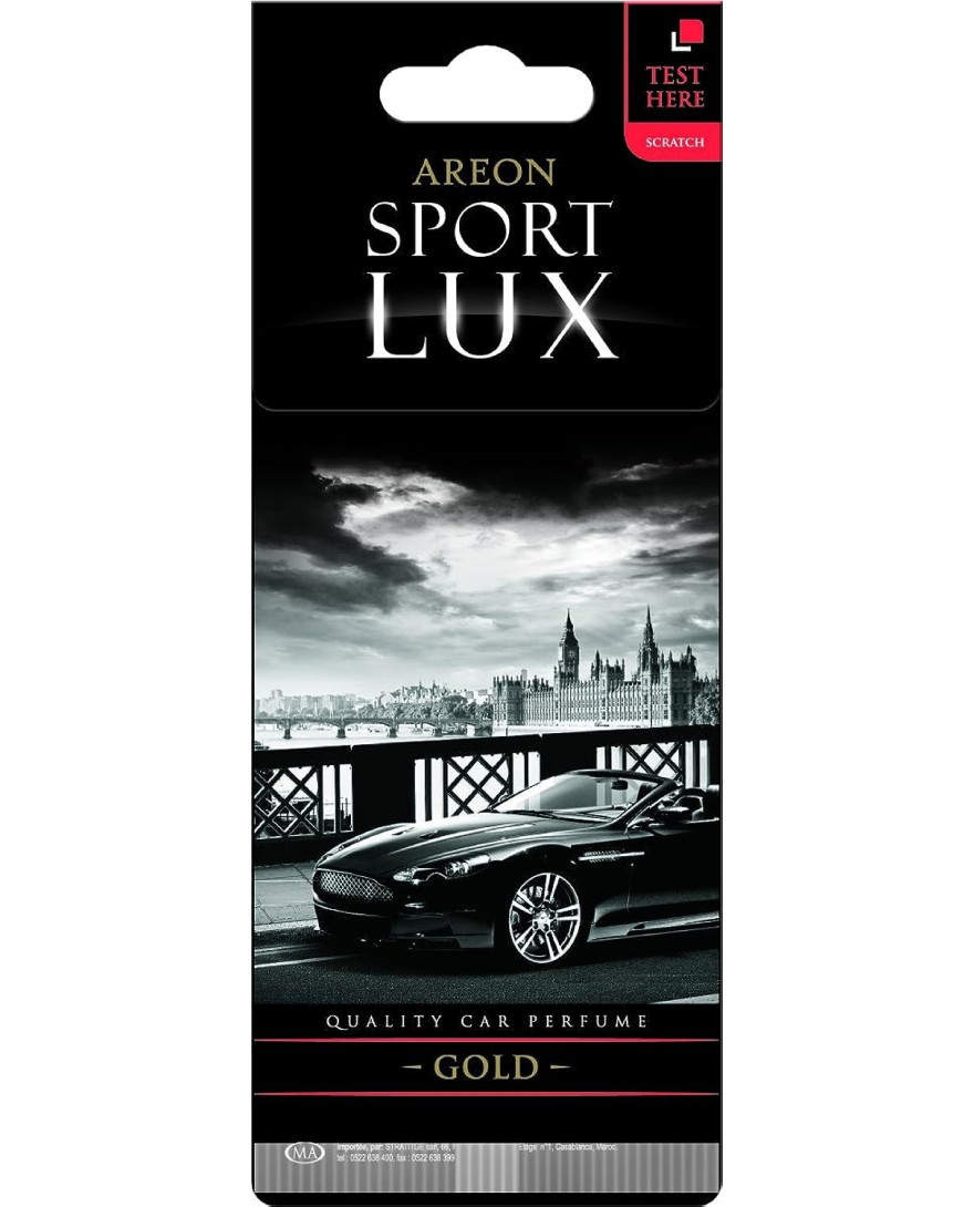 Areon Sport Lux Gold Car Air Freshener | 12g
