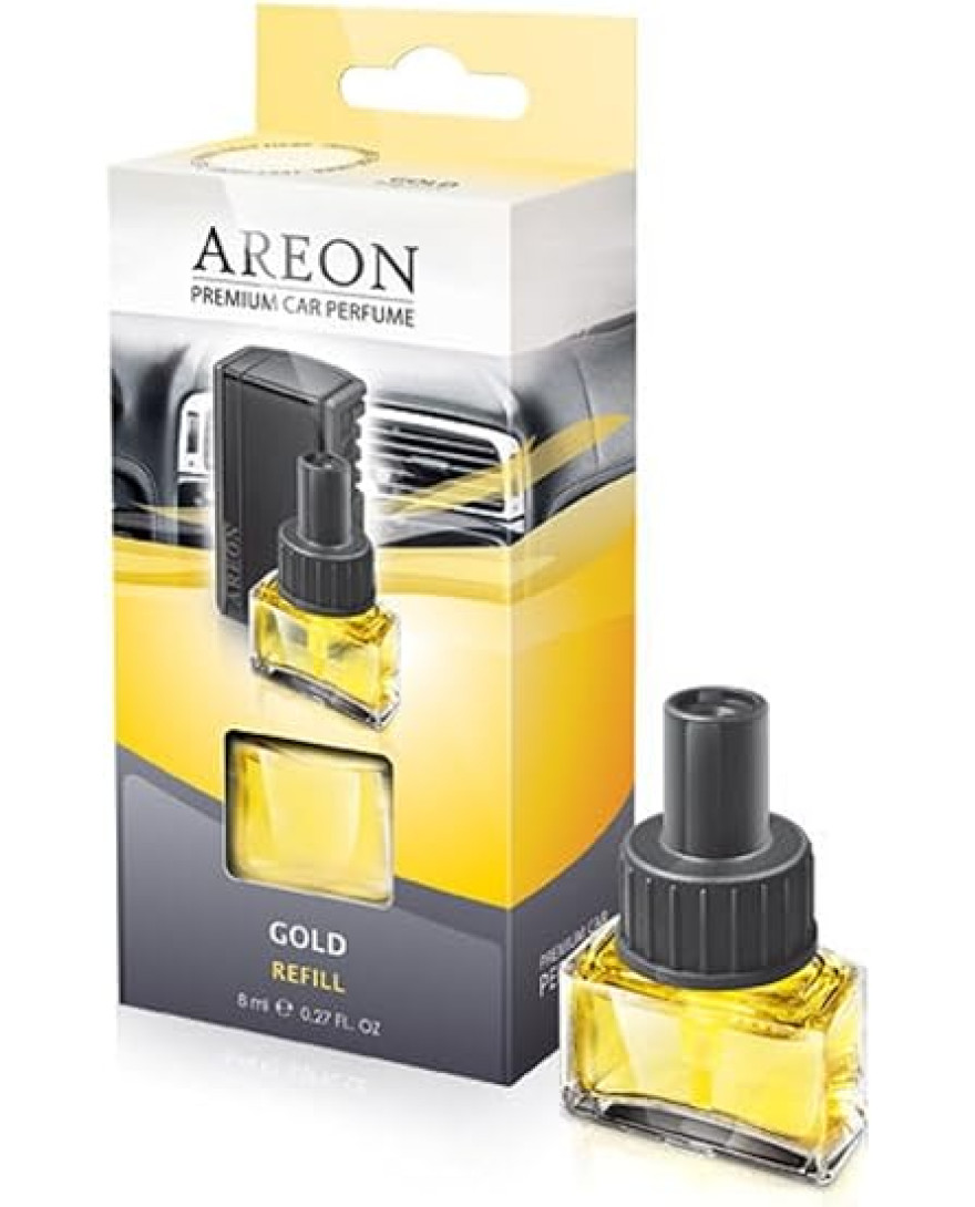 Areon CAR AC Vent Car Air Freshener Gold | 8ml