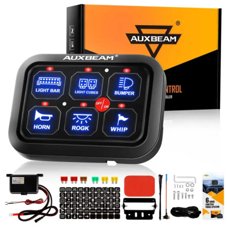 C60 6 Gang LED Switch Panel | Auxbeam