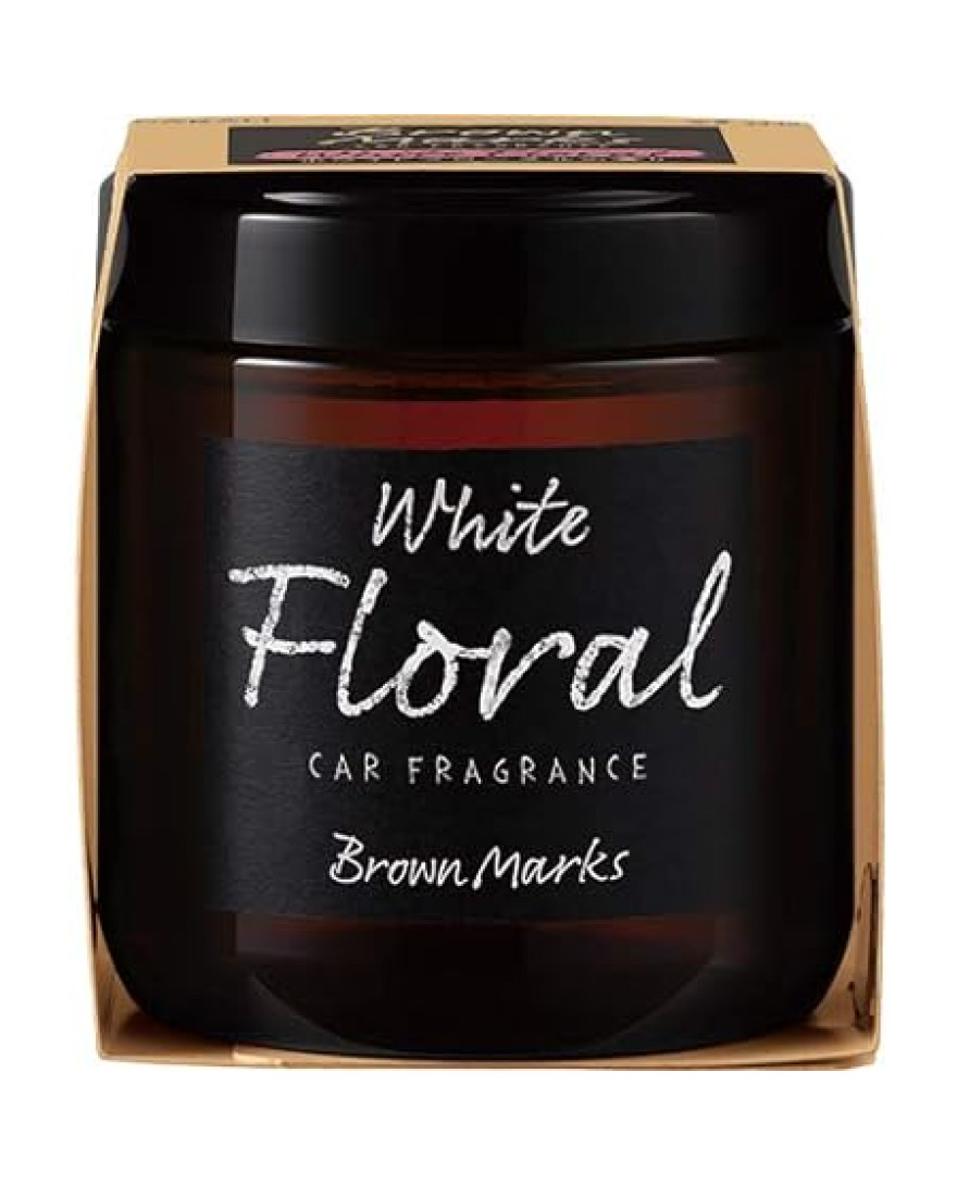 Carall Brown Marks Gel White Floral