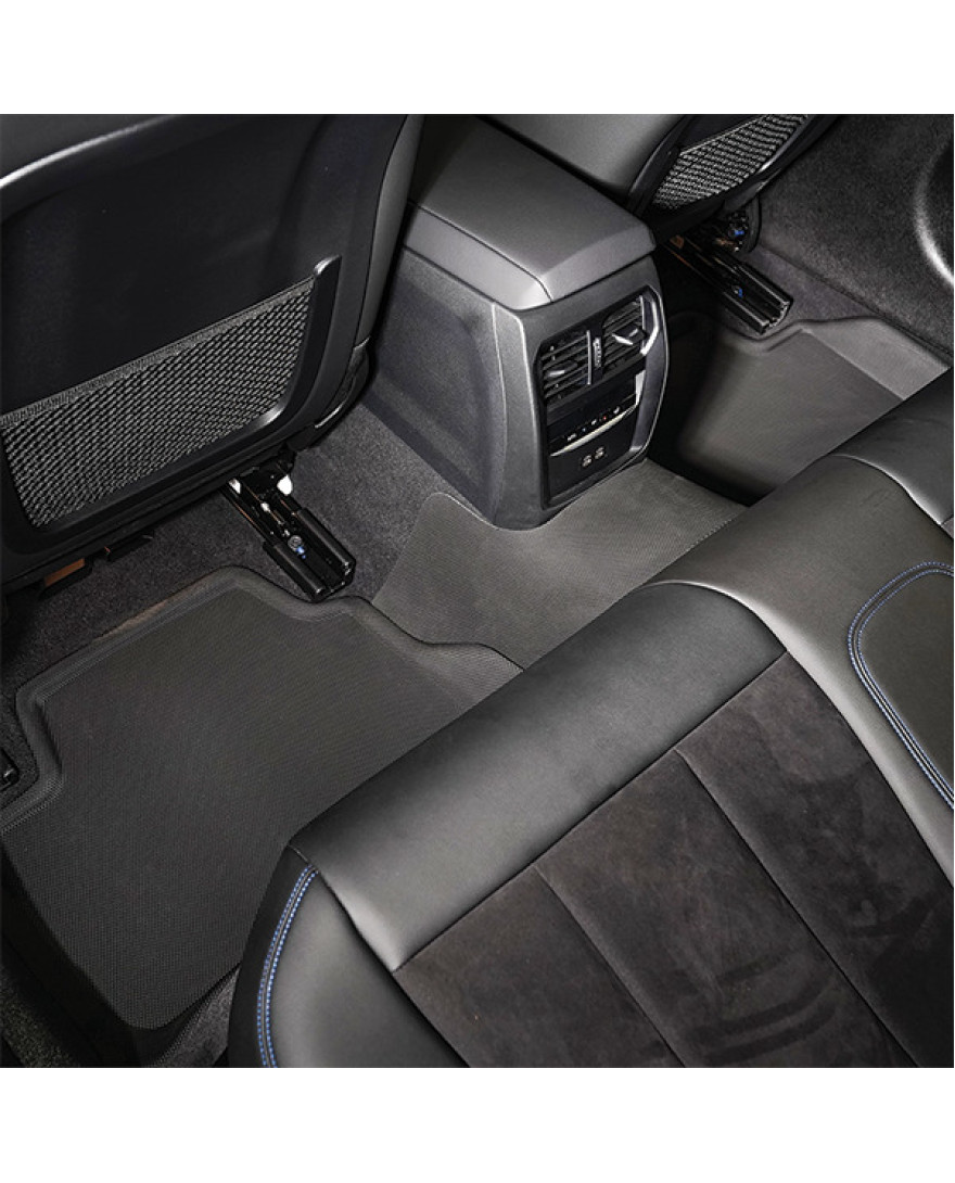 Pharaoh 3D Car Floor Mats for BMW iX1 2025+ | BLACK | Custom Fit, All-Weather, Non-Slip, Odor-Free, Eco-Friendly | Complete Set with Dust Collection Tray