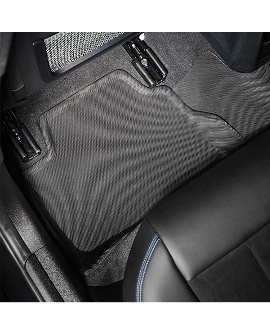 Pharaoh 3D Car Floor Mats for BMW iX1 2025+ | BLACK | Custom Fit, All-Weather, Non-Slip, Odor-Free, Eco-Friendly | Complete Set with Dust Collection Tray